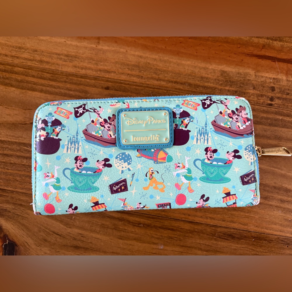 Loungefly Disneyland Play in the Parks Wallet